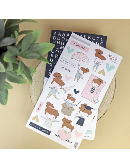 Set de pegatinas Rita