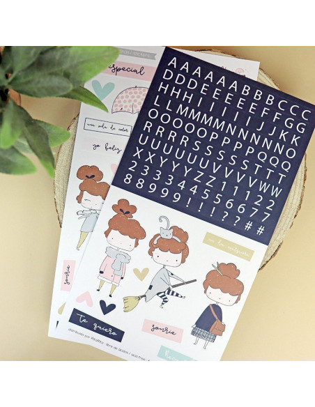 Set de pegatinas Rita