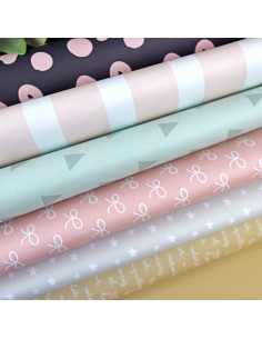Kit papel colores sólidos Rita
