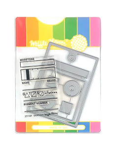 Sello y troquel Swatch Tag de Waffle Flower 2