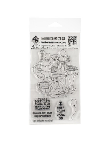 Sello Yoga  Art Impressions