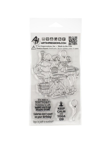 Sello Yoga  Art Impressions