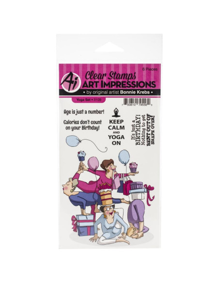 Sello Yoga  Art Impressions