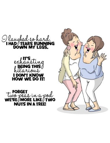 Sello Girlfriends  Art Impressions