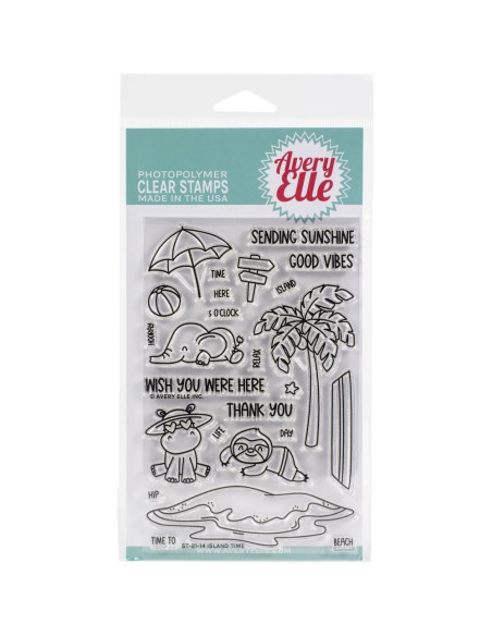 Sello Island Time de Avery Elle