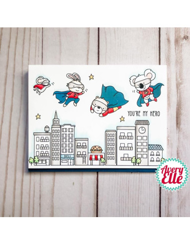 Sello Superheroes de Avery Elle