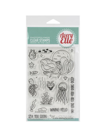 Sello Underwater Friends de Avery Elle