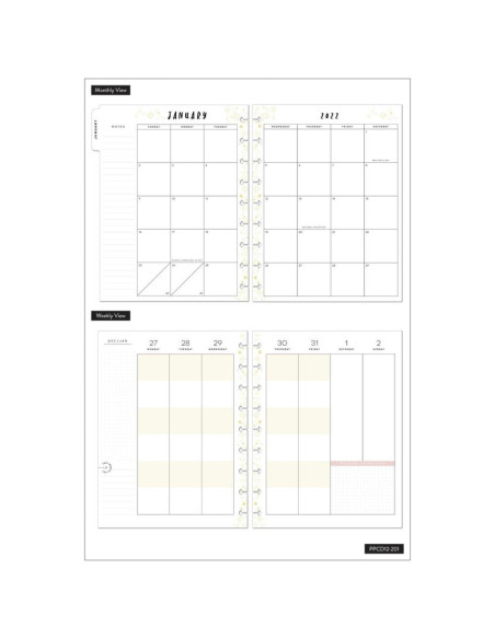Planificador 12 meses con fecha Happy Seasons, de Happy Planner Planificador 12 meses con fecha Happy Seasons, de Happy Planner