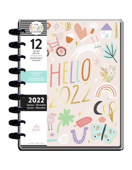 Planificador 12 meses con fecha Happy Seasons, de Happy Planner Planificador 12 meses con fecha Happy Seasons, de Happy Planner