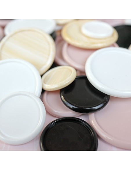 Disco para encuadernar Grande Blanco (con tara)