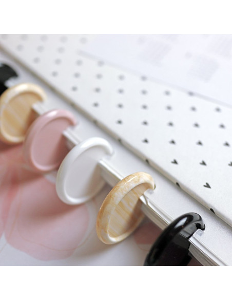 Disco para encuadernar Mediano Negro (con tara)