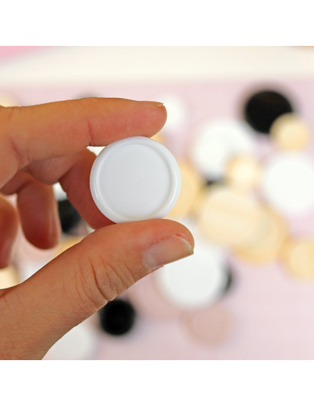 Disco para encuadernar Pequeño Blanco (con tara)