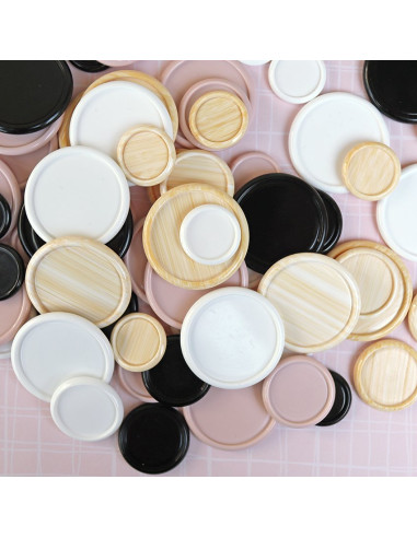 Disco para encuadernar Mediano Rosa (con tara)