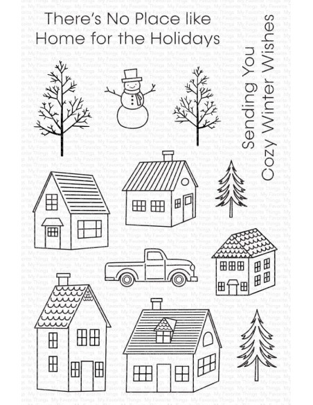 Sello Cozy Winter Wishes My Favorite Things