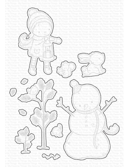 Troquel Snow Sweet My Favorite Things