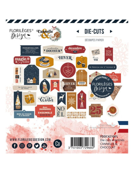 Troquelados Canela y Chocolate de Floriléges