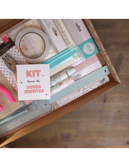 Kit básico de herramientas para scrapbooking