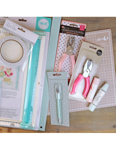 Kit básico de herramientas para scrapbooking
