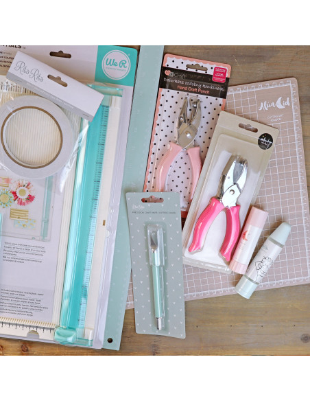 Kit básico de herramientas para scrapbooking