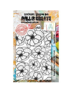 Sello Rippled Blooms  Aall&Create