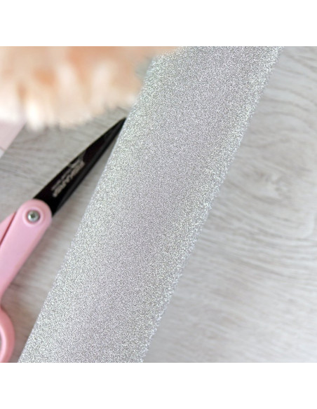 Laminado A3 glitter plata