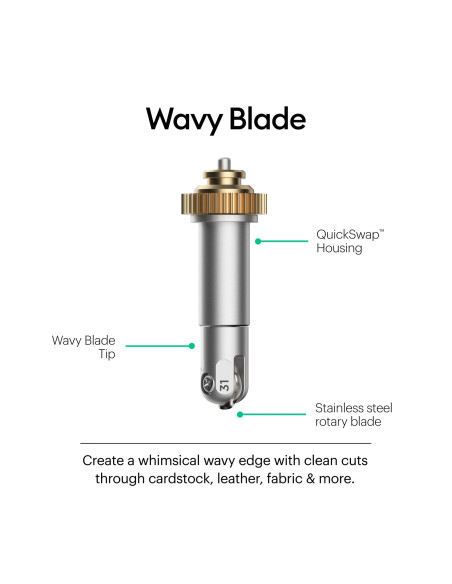 Recambio cuchilla de ondas Cricut
