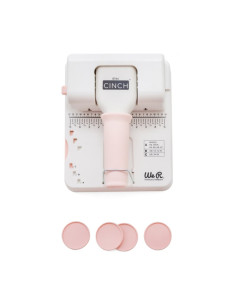 Encuadernadora Mini Cinch Disc Rosa, de WeR