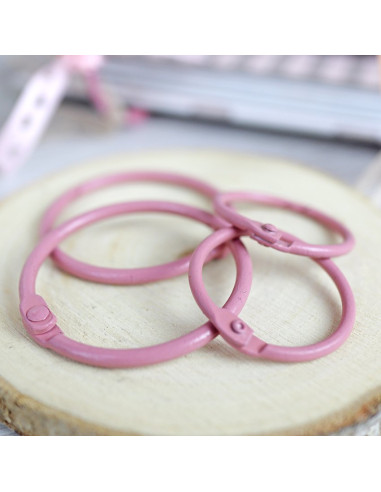 Anilla 25mm Rosa bailarina