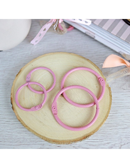 Anilla 25mm Rosa bebé