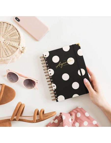 AGENDA SEMANAL 2022. NEGRA. MEDIANA