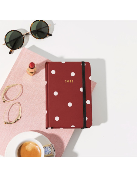 AGENDA SEMANAL 2022. CARMÍN. MINI