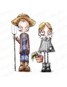 Sello Homesteaders de Stampingbella
