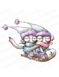 Sello On A Sled  de Stampingbella