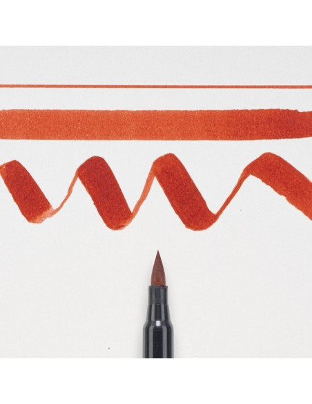 Rotulador Punta Pincel Rojo Koi