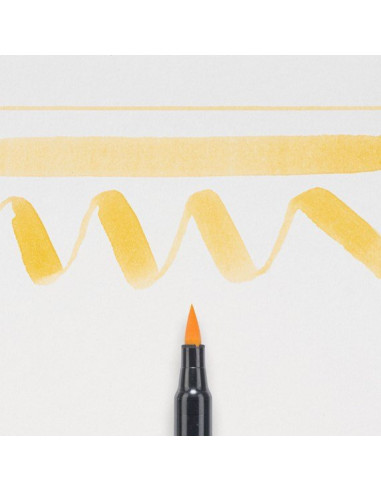 Rotulador Punta Pincel Amarillo Nápoles Koi