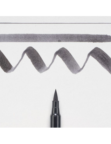 Rotulador Punta Pincel Gris cálido oscuro Koi