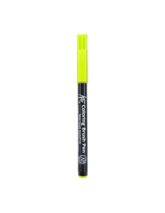 Rotulador Punta Pincel Amarillo verde suave Koi 2
