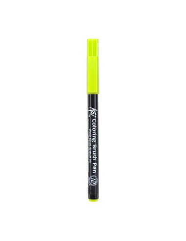 Rotulador Punta Pincel Amarillo verde suave Koi