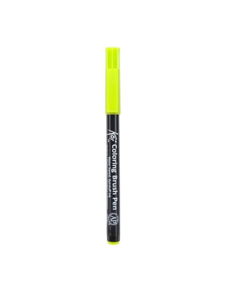 Rotulador Punta Pincel Amarillo verde suave Koi