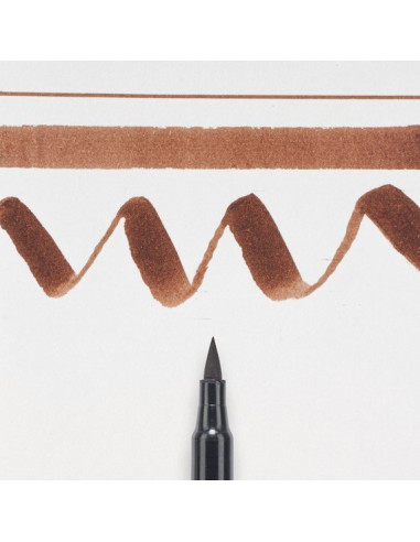 Rotulador Punta Pincel Marrón Koi