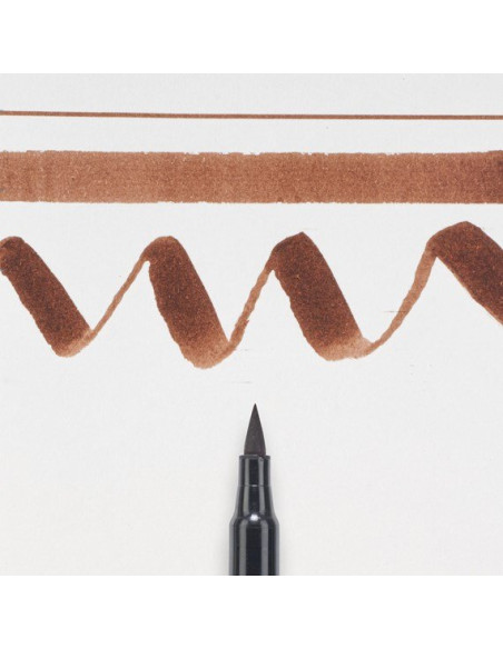 Rotulador Punta Pincel Marrón Koi