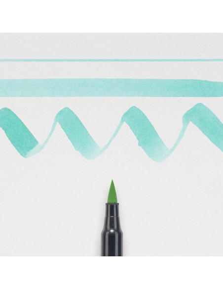 Rotulador Punta Pincel Verde hielo Koi