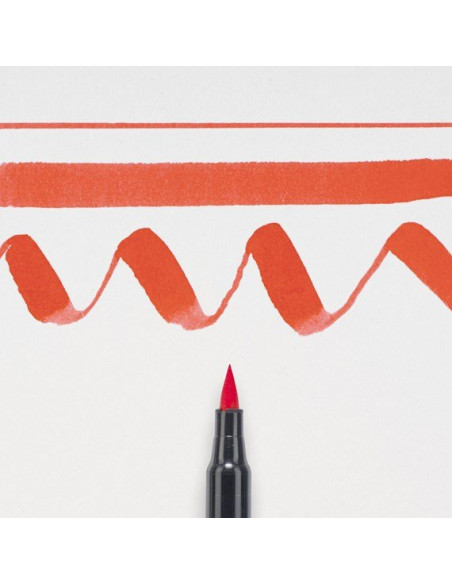 Rotulador Punta Pincel Bermellón Koi