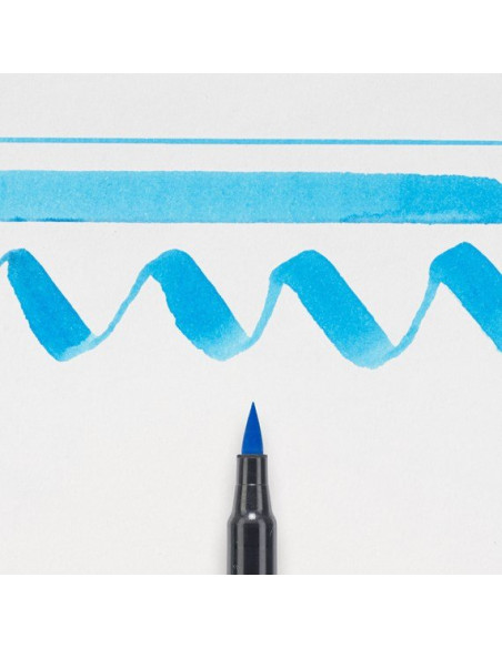Rotulador Punta Pincel Azul celeste Koi