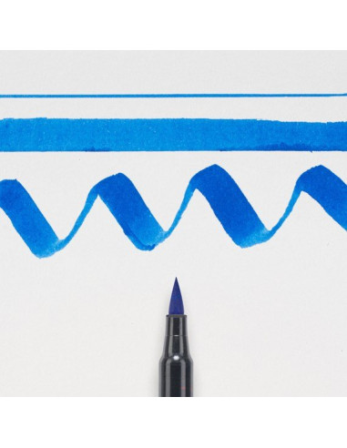 Rotulador Punta Pincel Azul cerúleo Koi