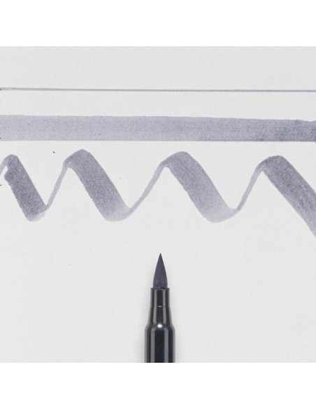 Rotulador Punta Pincel Gris frío Koi