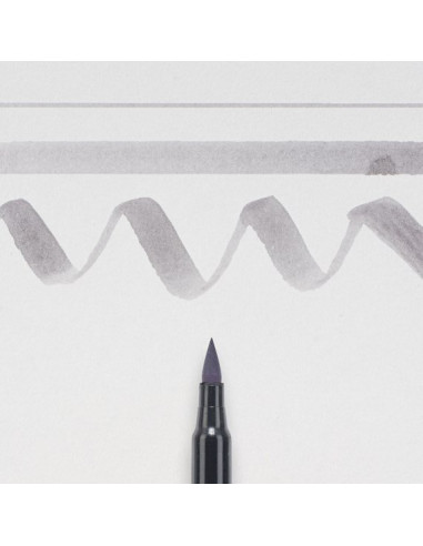 Koi rotulador punta pincel Gris Cálido Claro