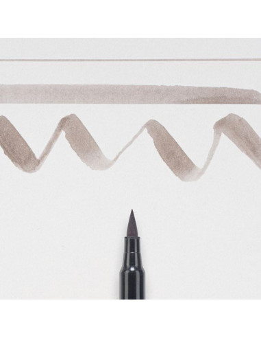 Rotulador Punta Pincel Gris cálido Koi