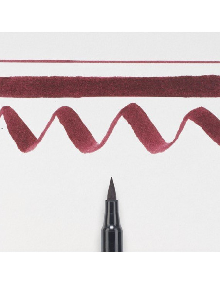 Rotulador Punta Pincel Borgoña Koi