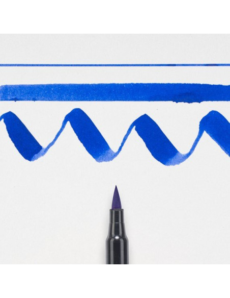 Rotulador Punta Pincel Azul Koi